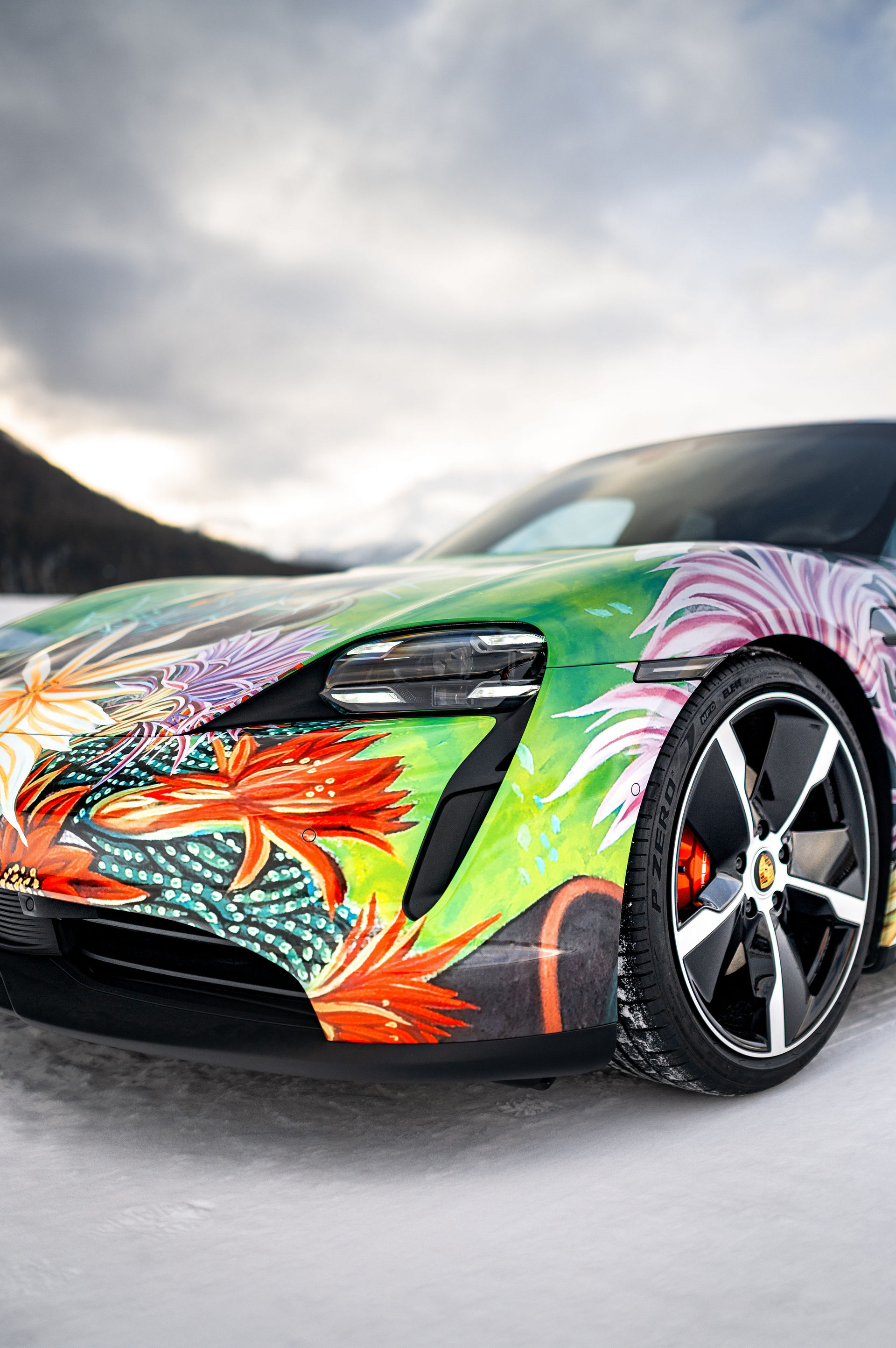 Porsche Taycan 4S Art Car Heading To Auction Next Month