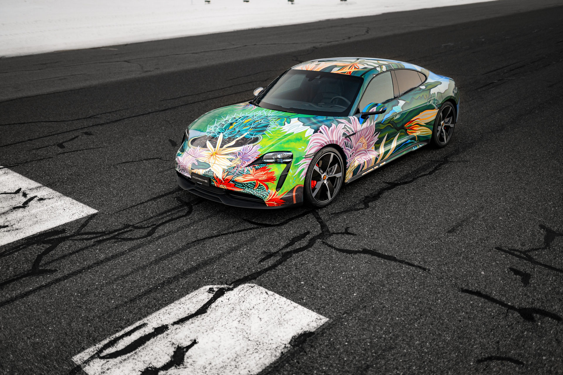 Porsche Taycan 4S Art Car Heading To Auction Next Month