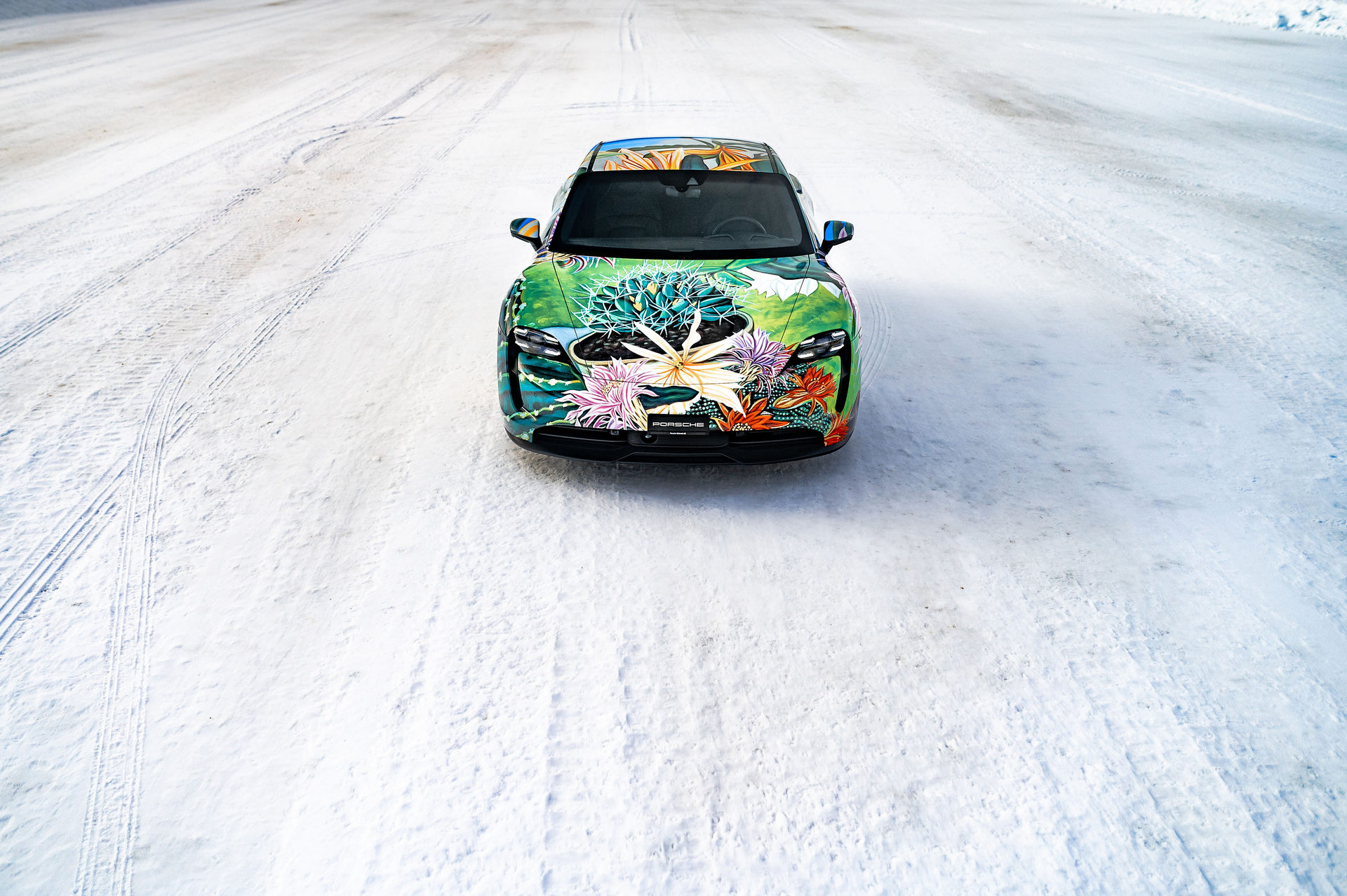 Porsche Taycan 4S Art Car Heading To Auction Next Month