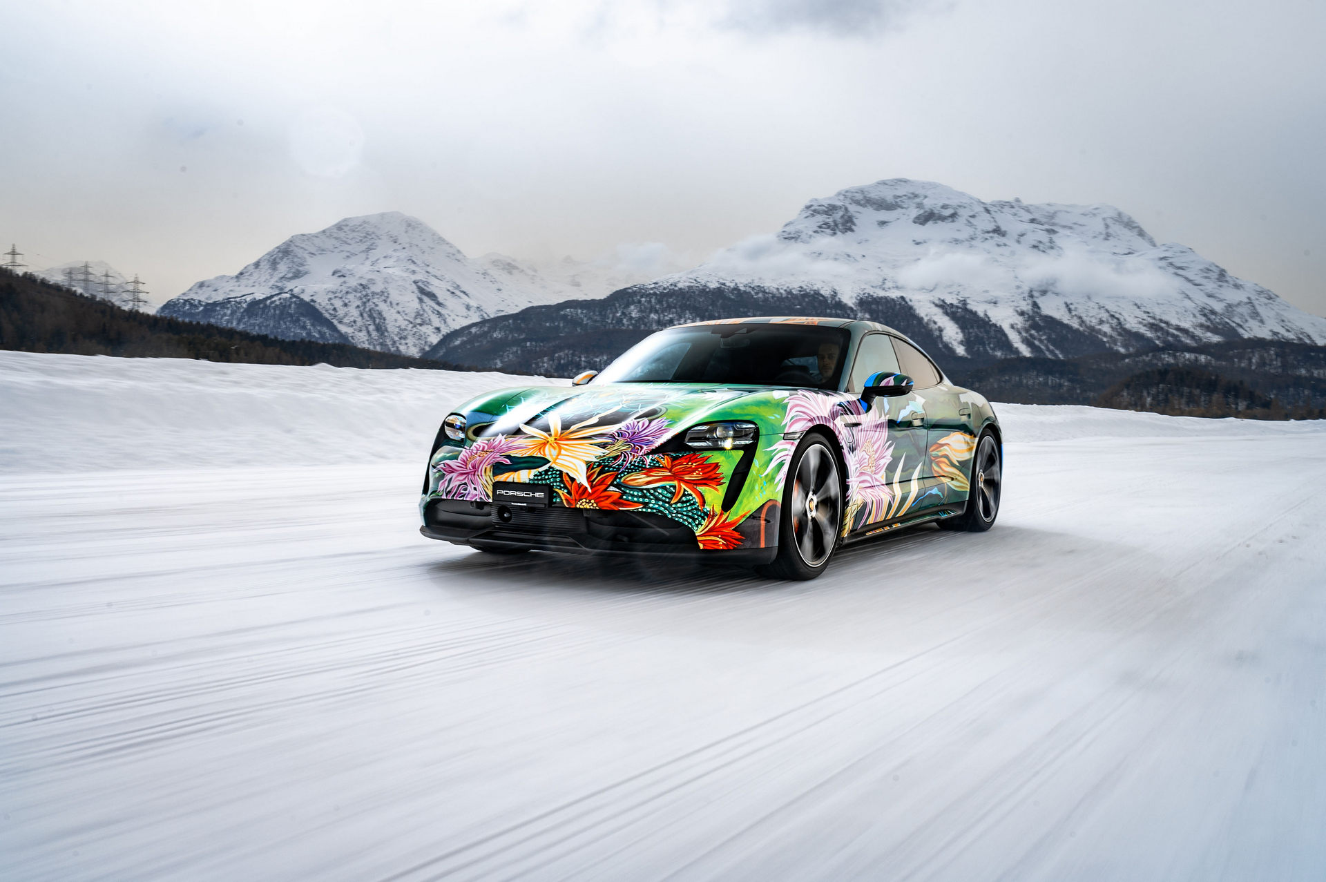 Porsche Taycan 4S Art Car Heading To Auction Next Month