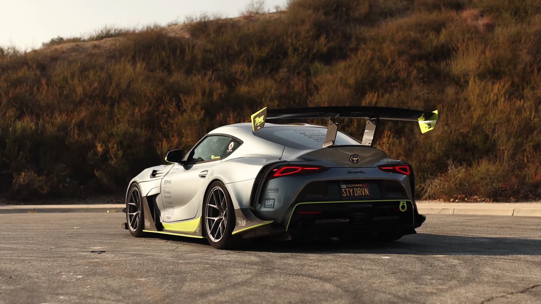 Toyota Supra With Wild Widebody Kit, Huge Wing Looks Bonkers