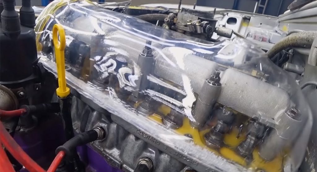  Transparent Lada Shows What’s Going On When Its Engine Is Running