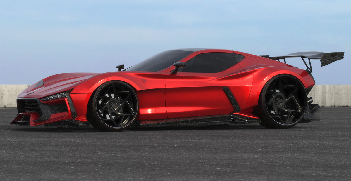 You Wouldn’t Know There’s A C6 Corvette Under The $18,000 Vallara Bodykit