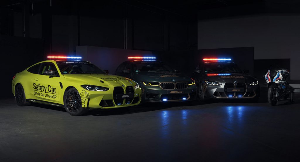  Meet BMW M’s New MotoGP Safety Car Family, From The M3 To The M5 CS