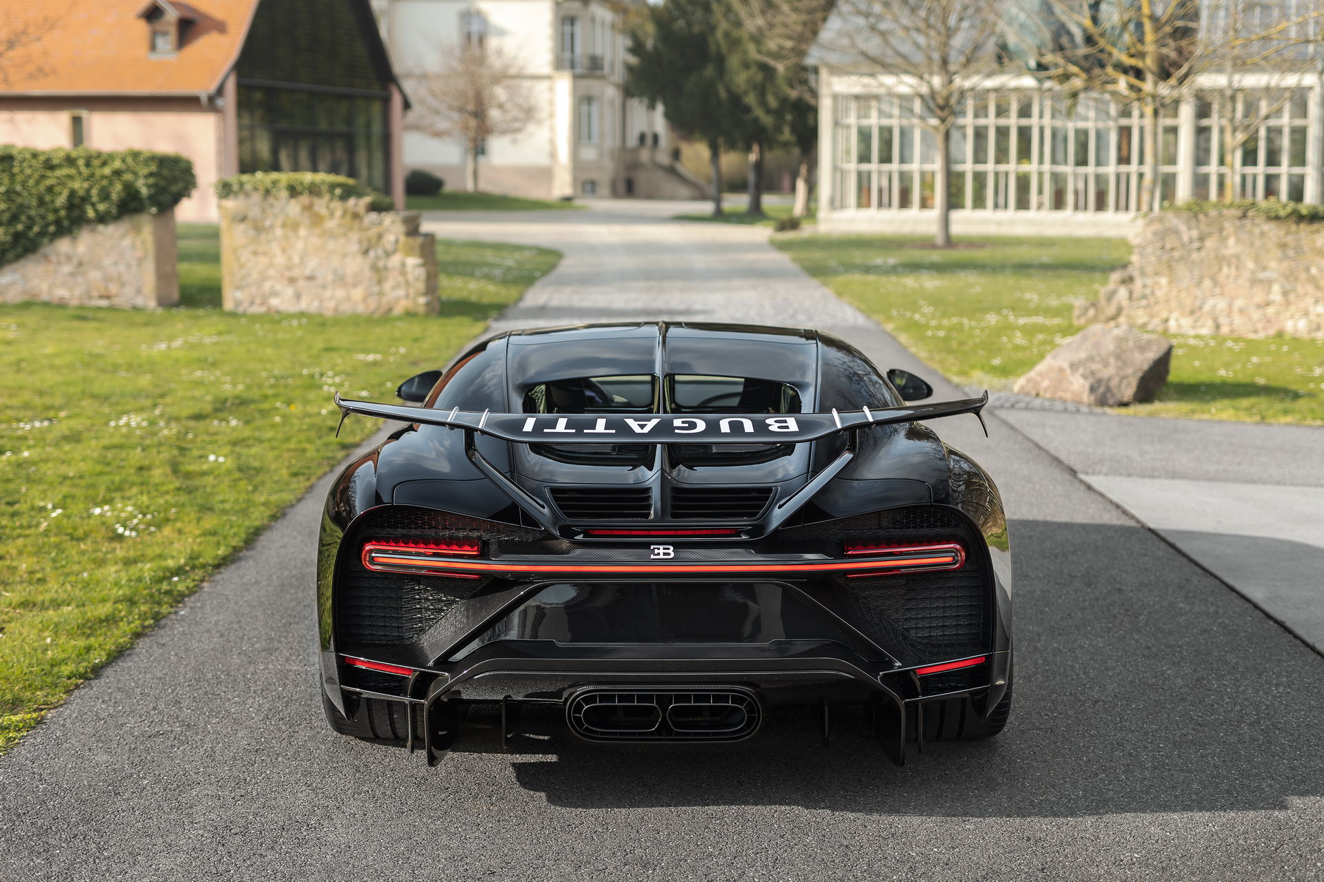 Bugatti Chiron Production Reaches 300, Milestone Car Is A Black Pur Sport
