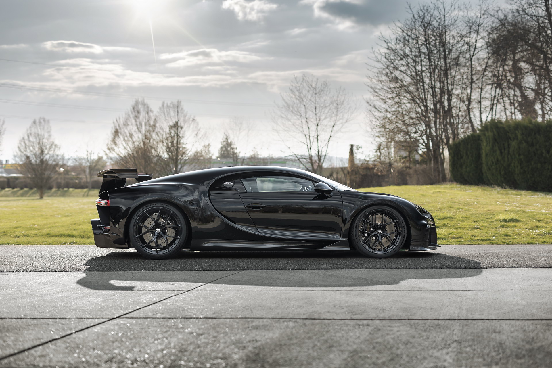 Bugatti Chiron Production Reaches 300, Milestone Car Is A Black Pur Sport