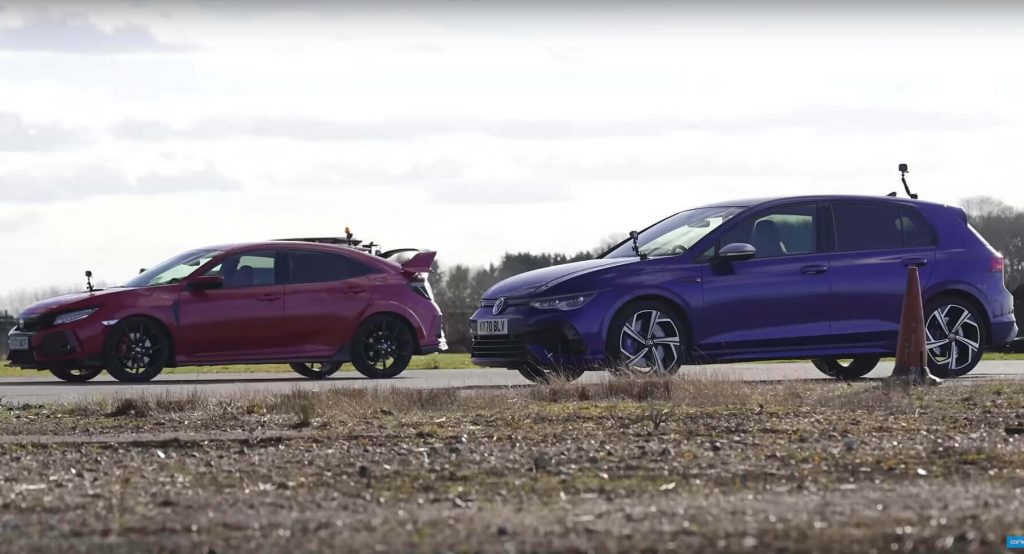 Battle Of The Rs: VW’s AWD Golf R Vs. Honda’s FWD Civic Type R