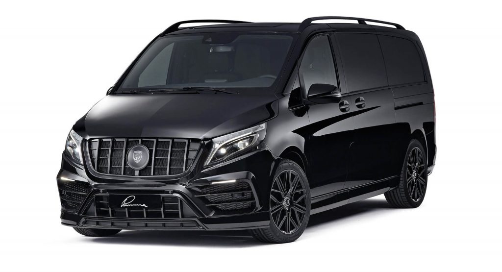  Mercedes-Benz V-Class Joins The Dark Side Of Minivans
