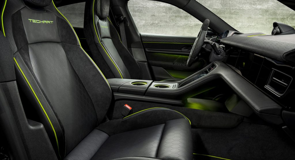  TechArt Revisits The Porsche Taycan, Gives It A Custom Interior