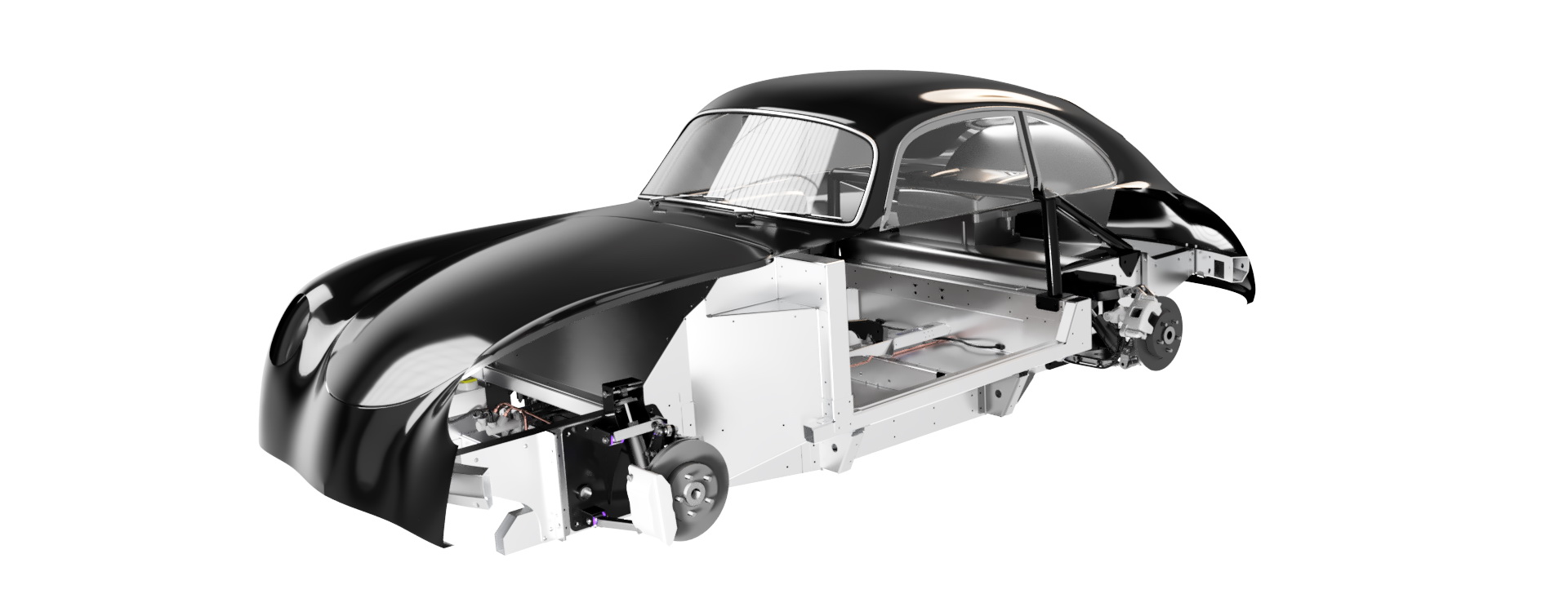 WEVC Coupe Is A New Electric Sports Car That Looks Like A Classic Porsche And Costs £81,250