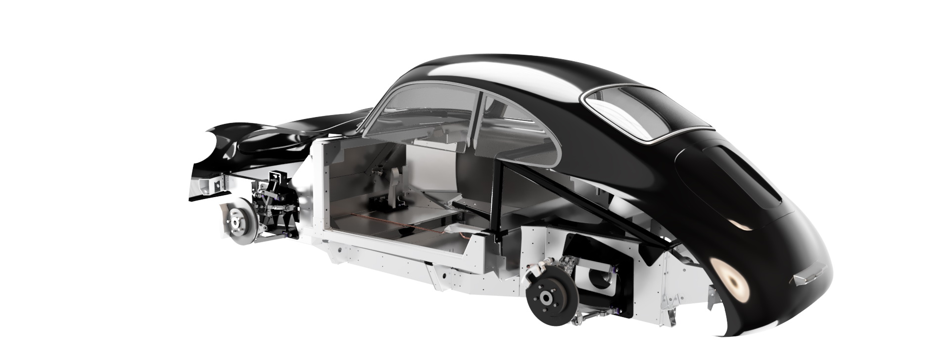 WEVC Coupe Is A New Electric Sports Car That Looks Like A Classic Porsche And Costs £81,250