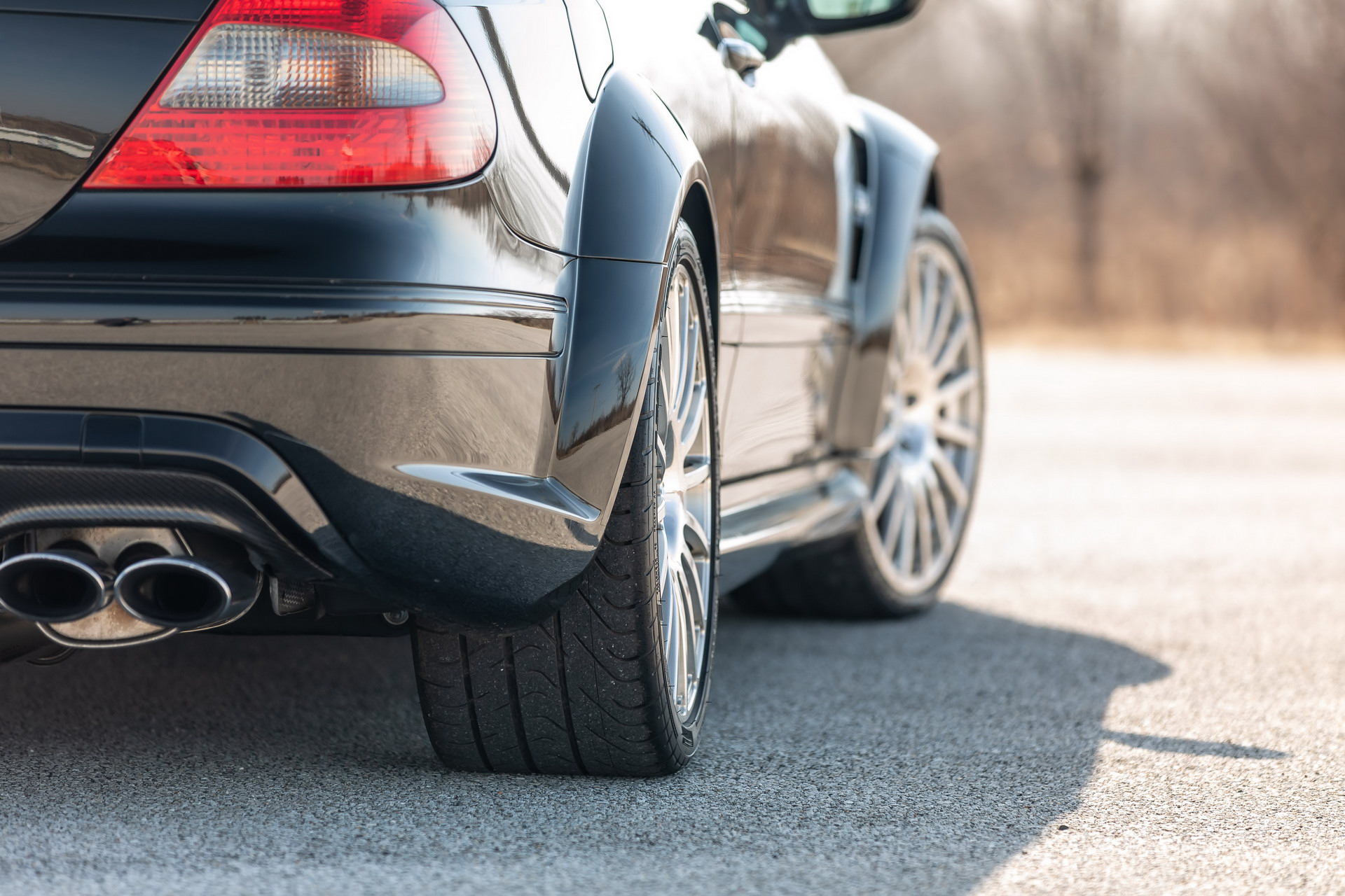 2008 Mercedes-Benz CLK 63 AMG Black Series Has The Go To Match The Show