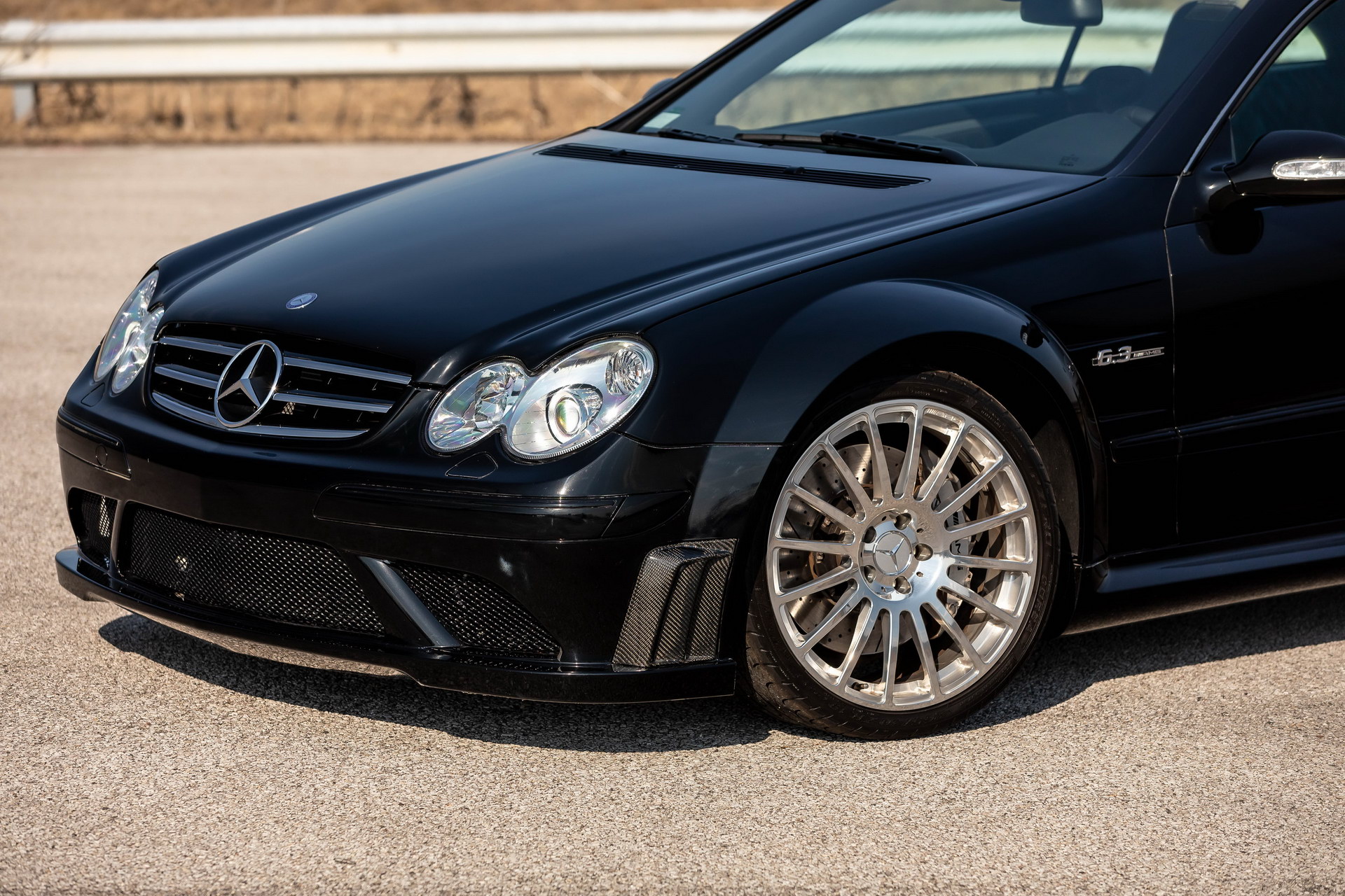 2008 Mercedes-Benz CLK 63 AMG Black Series Has The Go To Match The Show