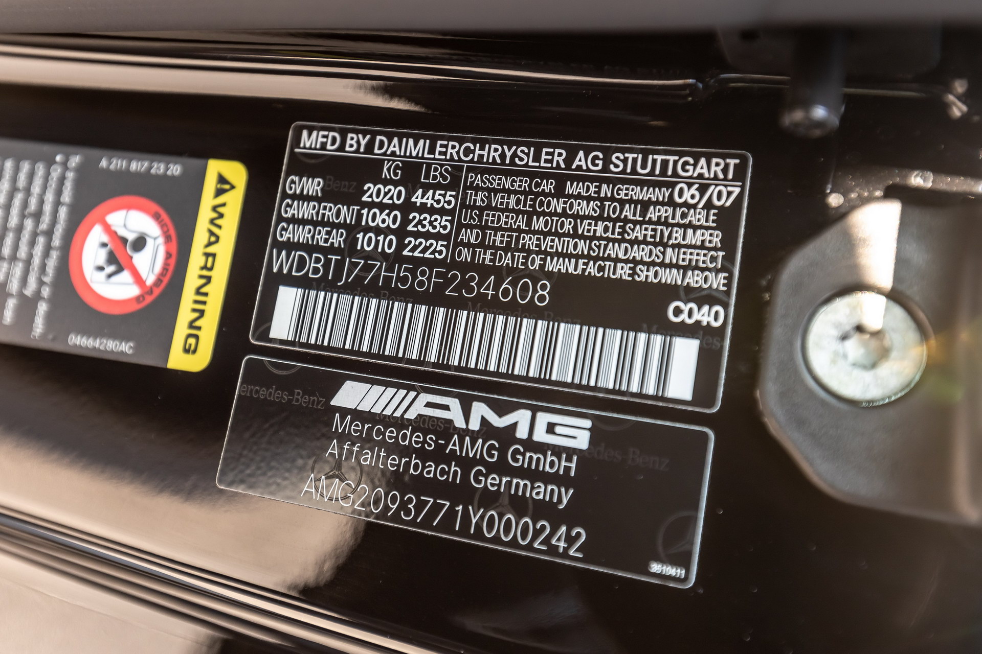 2008 Mercedes-Benz CLK 63 AMG Black Series Has The Go To Match The Show