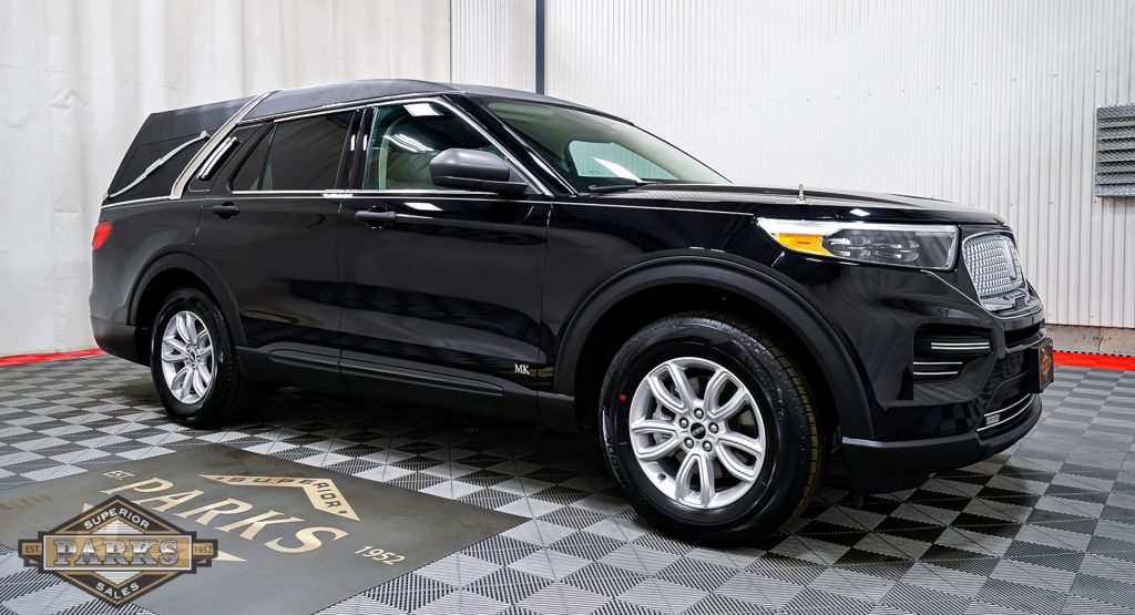 We’re Not Quite Sure What To Make Of This Ford Explorer-Turned-Lincoln Hearse