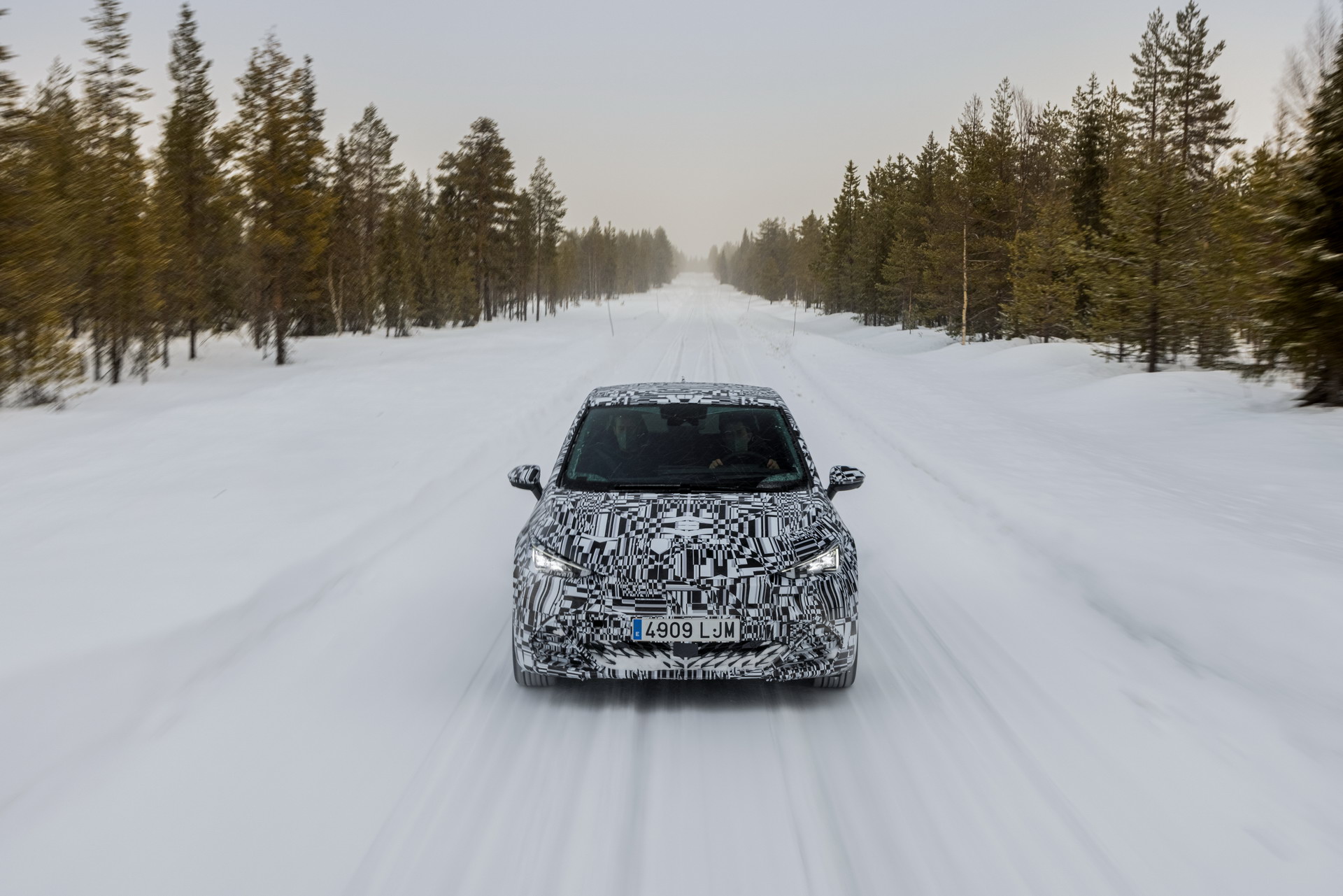 2021 Cupra Born Electric Hatchback Goes Drifting On Ice, Debut Set For Early May