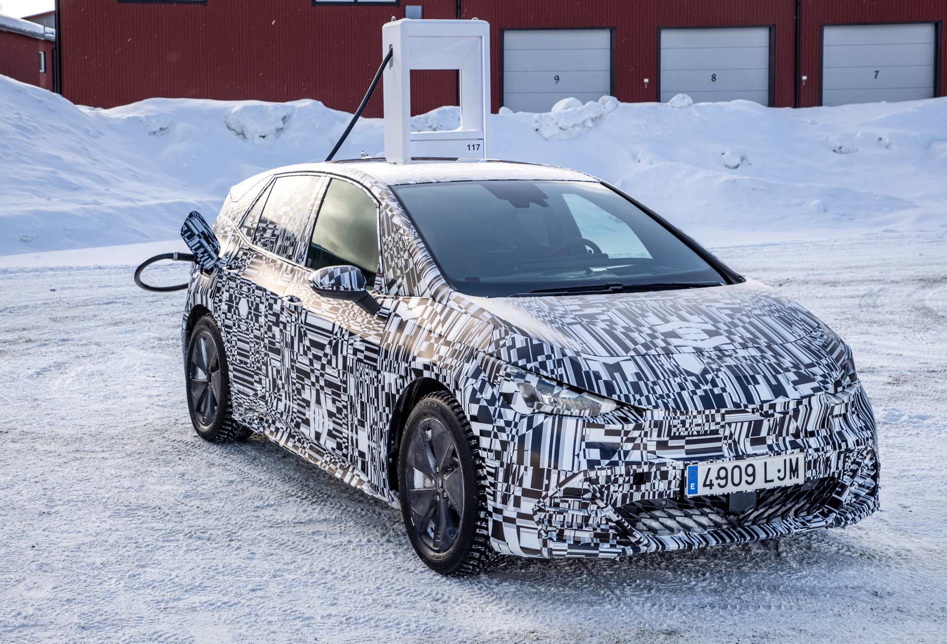 2021 Cupra Born Electric Hatchback Goes Drifting On Ice, Debut Set For Early May