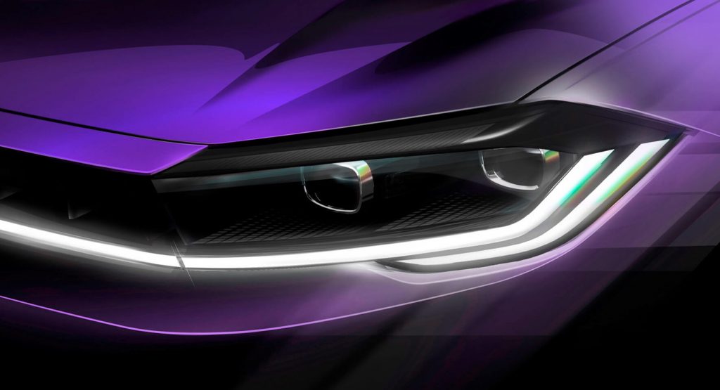  2021 VW Polo Facelift Shows New Headlight Signature Ahead Of April 22 Premiere