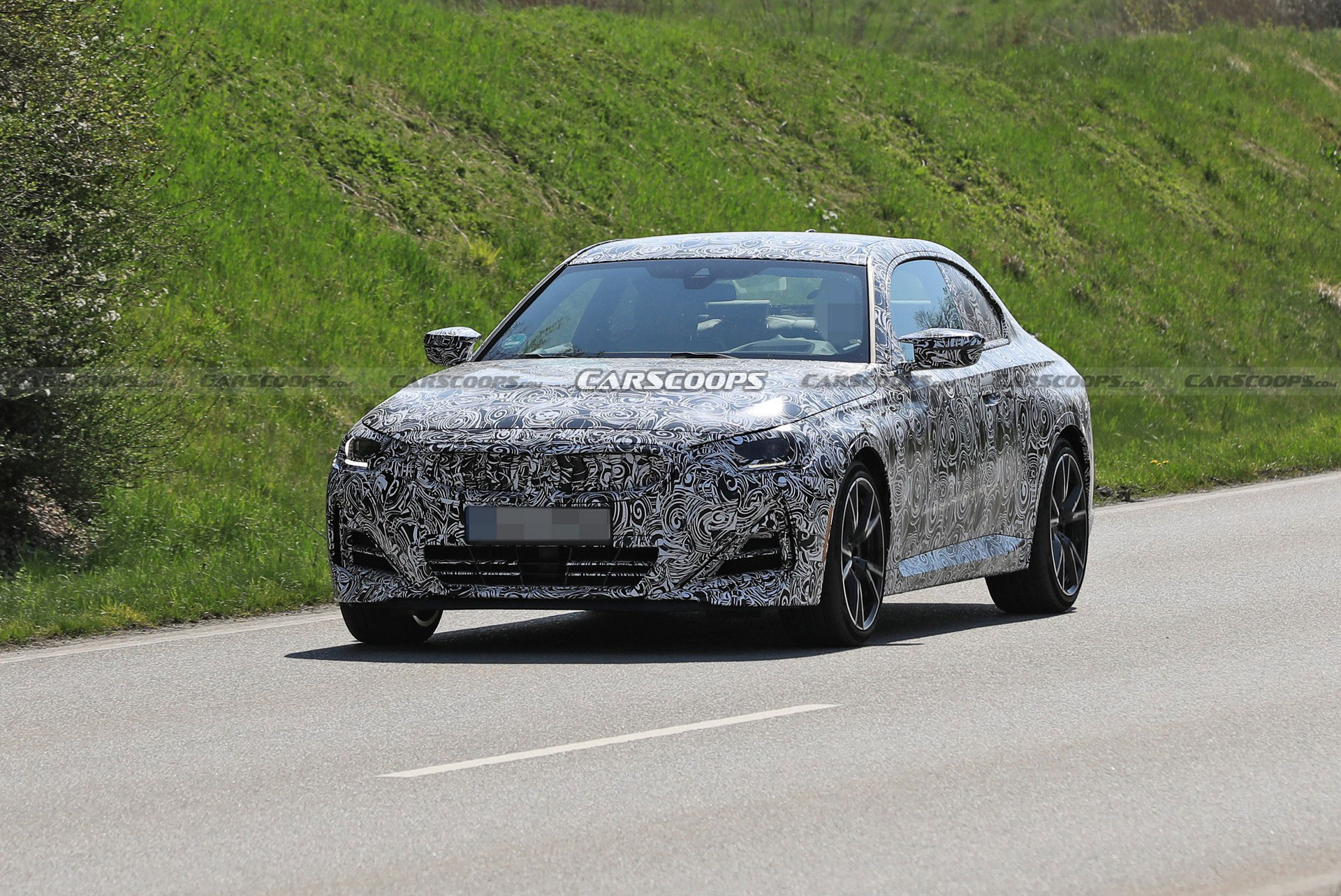 2022 BMW 2-Series Loses Camouflage, Shows More Of Its Face