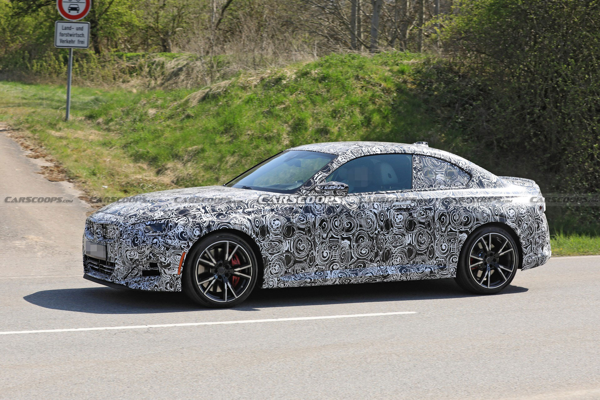 2022 BMW 2-Series Loses Camouflage, Shows More Of Its Face