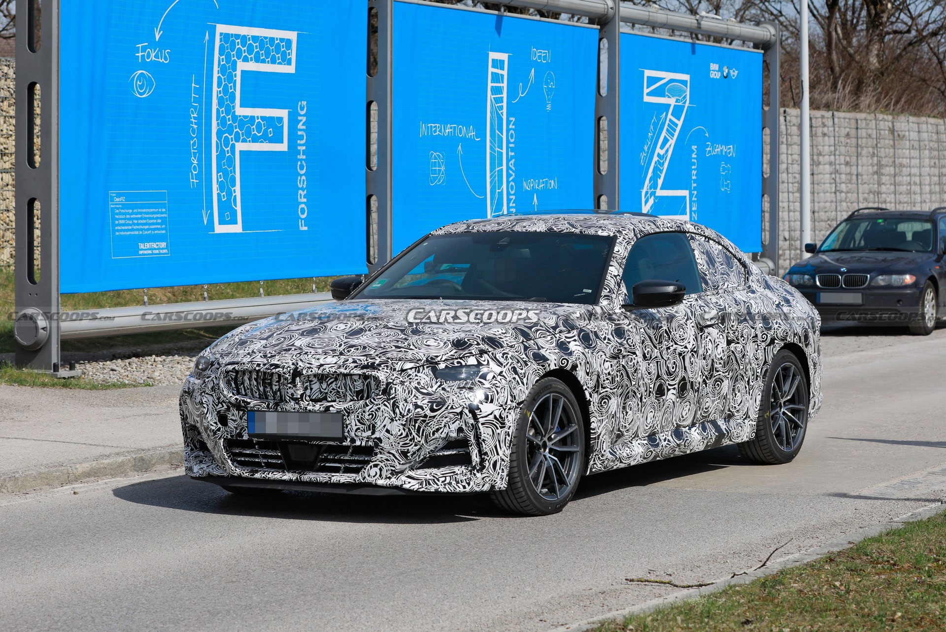 2022 BMW 2-Series Loses Camouflage, Shows More Of Its Face
