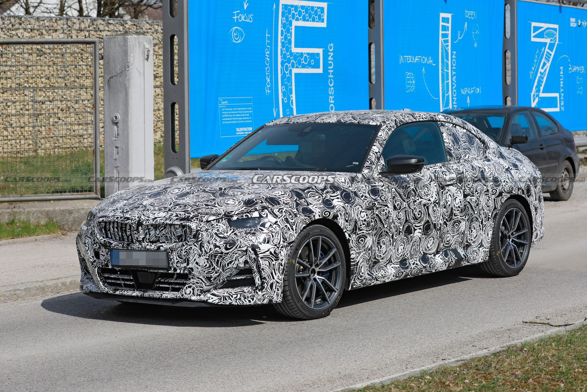 2022 BMW 2-Series Loses Camouflage, Shows More Of Its Face