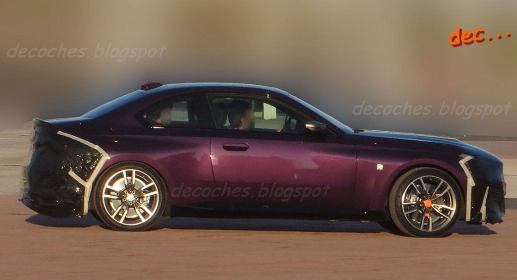 The 2022 BMW 2-Series Coupe Looks So Pretty From This Barely Disguised Angle