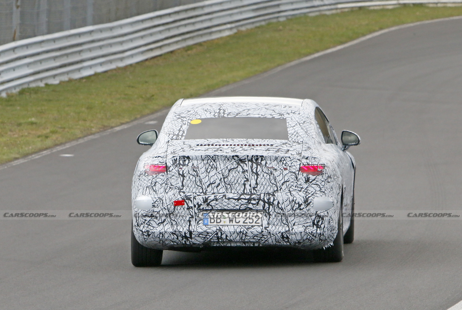2022 Mercedes-Benz EQE EV Spotted Testing At The Nurburgring