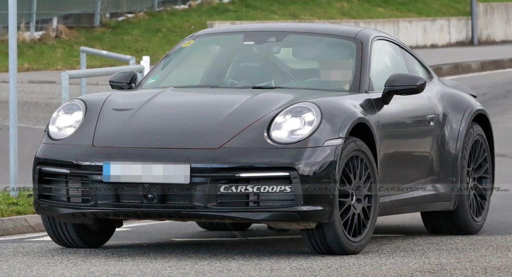  The Jacked Up Porsche 911 Safari-Like 992 Prototype Is Back At The Nurburgring