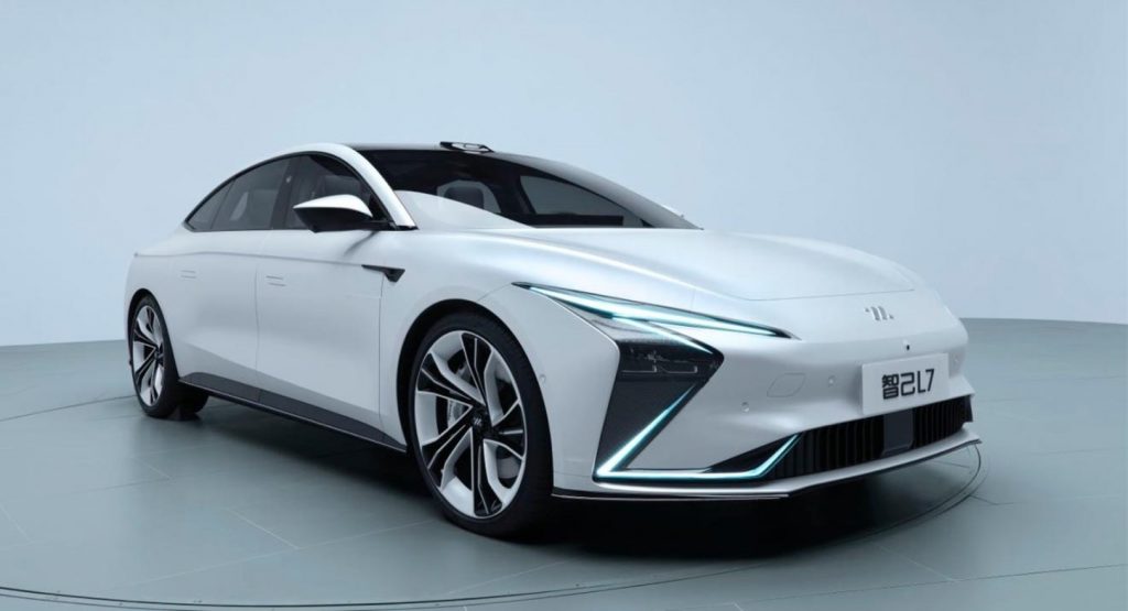  Zhiji L7 Is An Electric Sports Sedan From China With Wireless Charging, 620-Mile Range