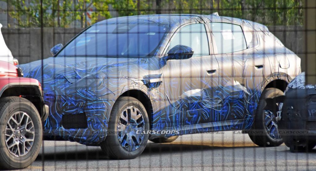  2022 Maserati Grecale Makes Spy Debut With Lots Of Camo, Quad Exhaust Pipes