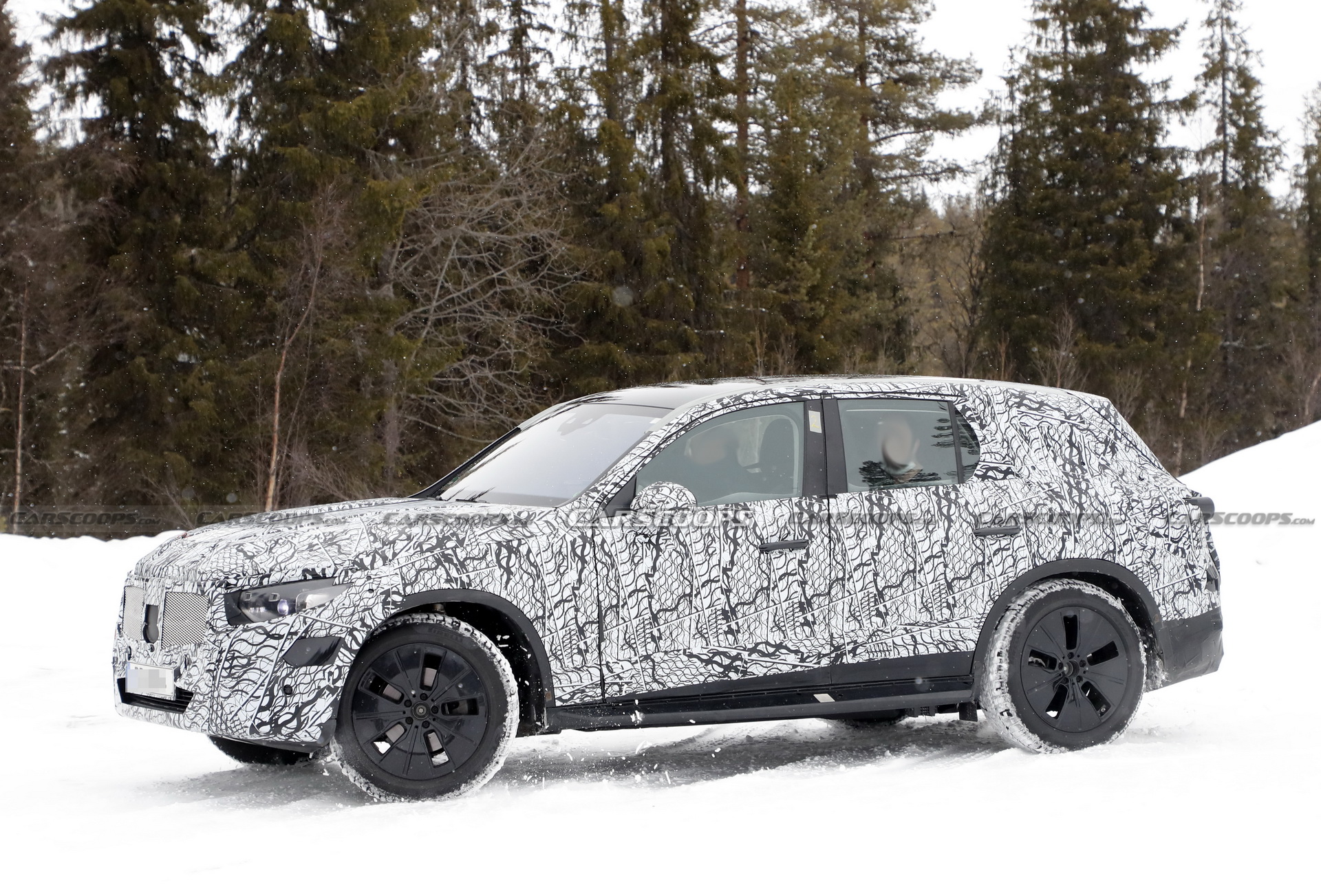 2023 Mercedes-Benz GLC Spied During Cold Weather Testing