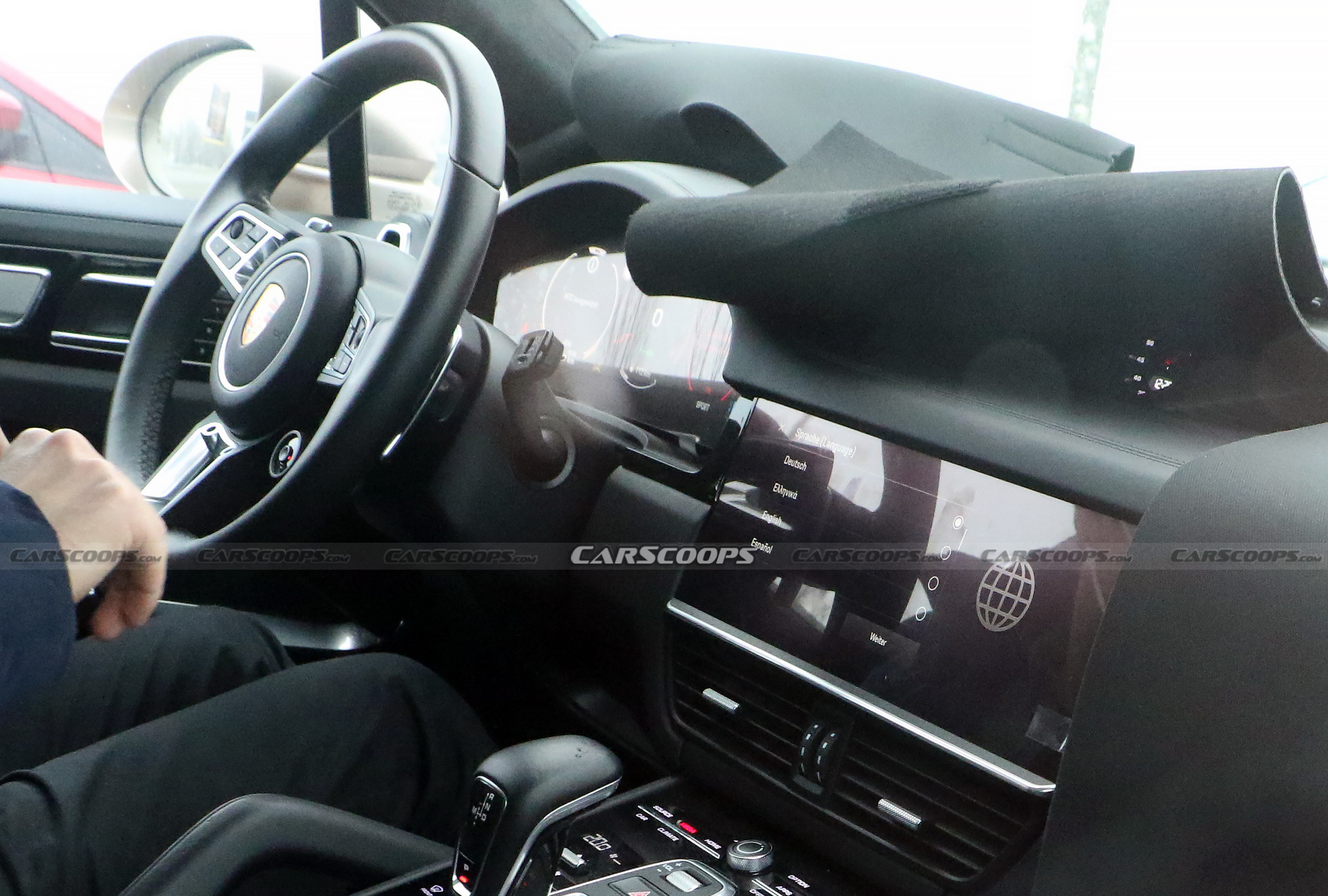 2023 Porsche Cayenne Facelift Opens Up Its Cockpit, Hides New 911-Like Gearshift Lever