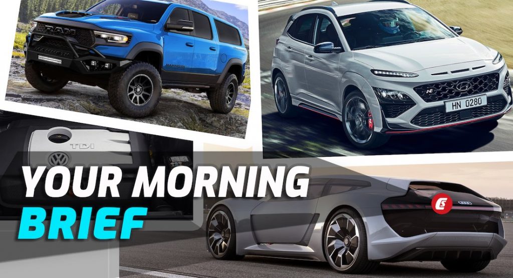  2022 Hyundai Kona N, Lamborghini And Lotus Tease New Cars, 1012-HP Hennessey Ram TRX, Dieselgate PT2 :Your Morning Brief