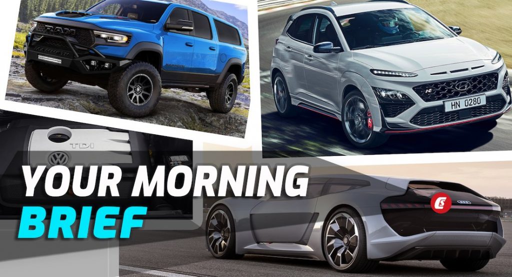  2022 Hyundai Kona N, Lamborghini And Lotus Tease New Cars, 1012-HP Hennessey Ram TRX, Dieselgate PT2 :Your Morning Brief