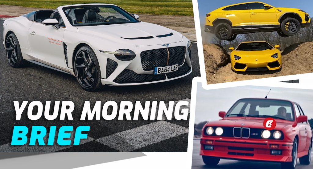  $1,000 Deposits For Genesis X Coupe, Bentley Bacalar Up Close, Lamborghini Urus Jumps An Aventador, Alfa Tonale Delayed: Your Morning Brief