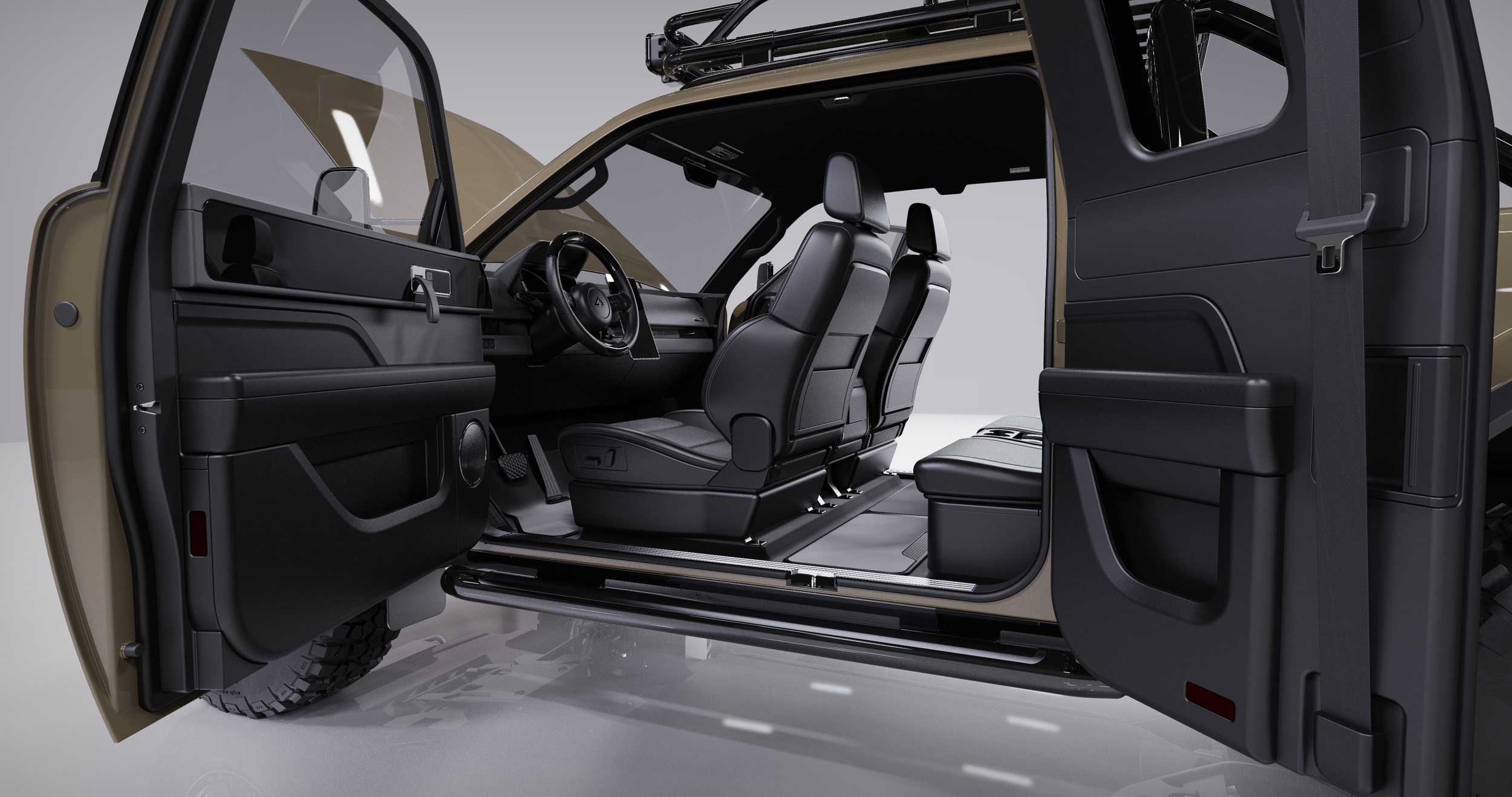 Alpha Wolf+ Gives The Electric Pickup Extra Space With Extended Cab