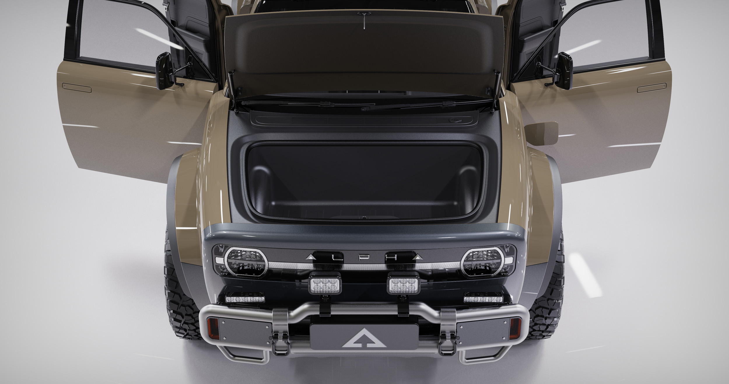 Alpha Wolf+ Gives The Electric Pickup Extra Space With Extended Cab