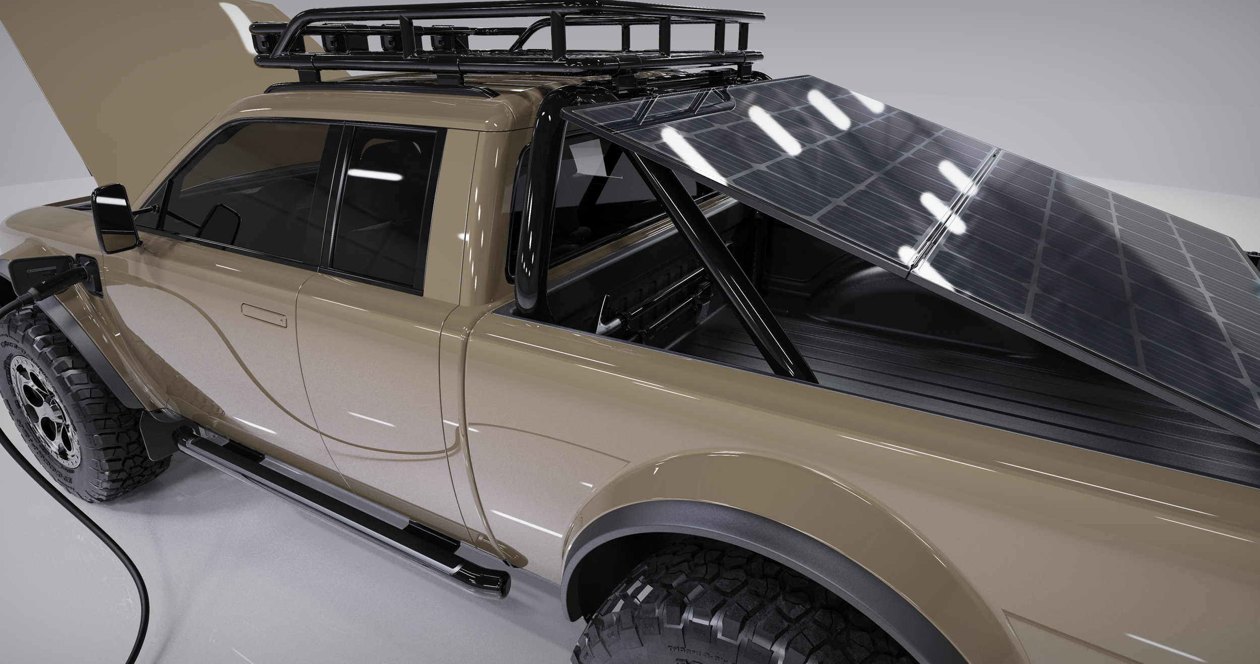 Alpha Wolf+ Gives The Electric Pickup Extra Space With Extended Cab