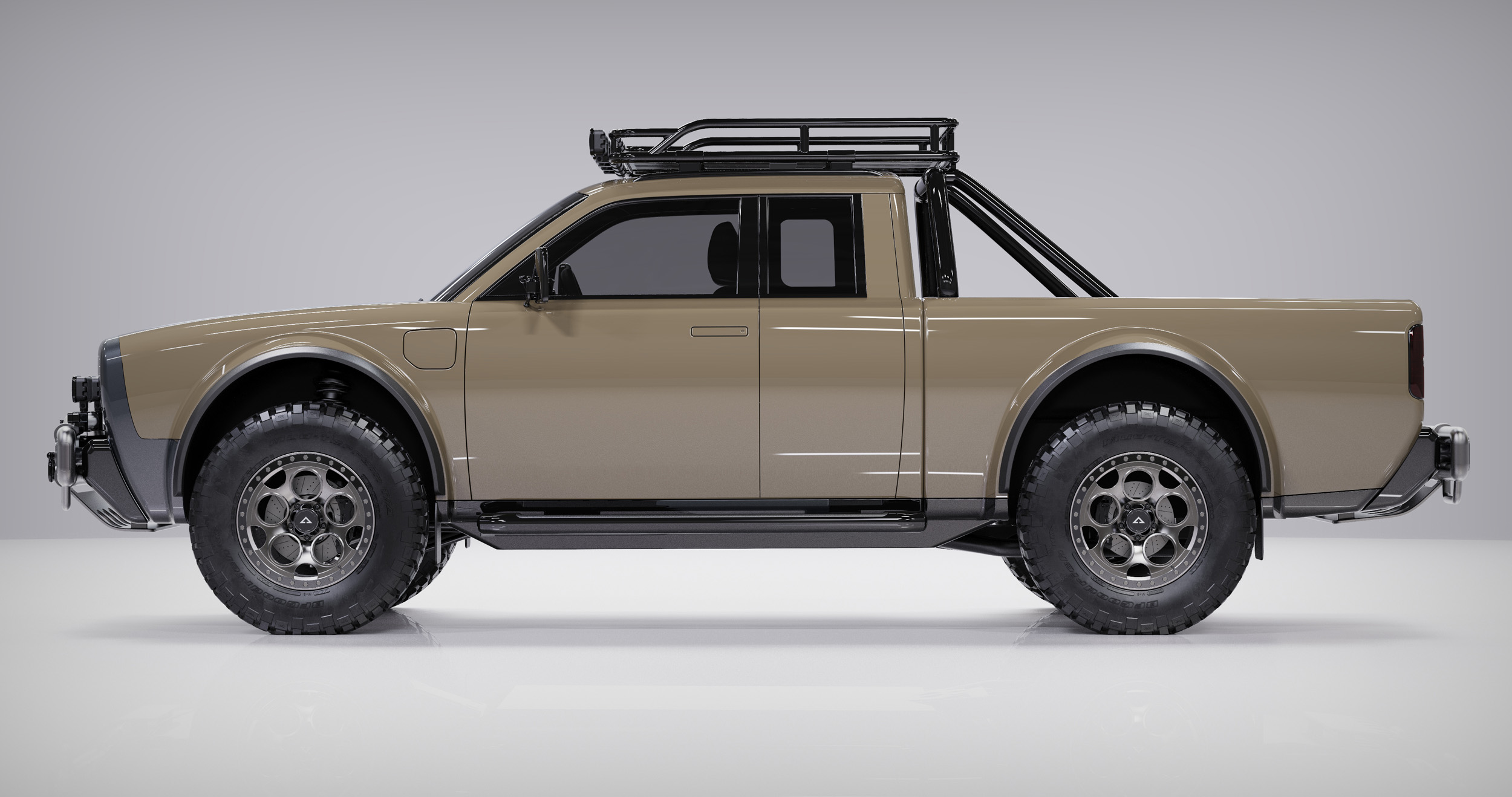 Alpha Wolf+ Gives The Electric Pickup Extra Space With Extended Cab