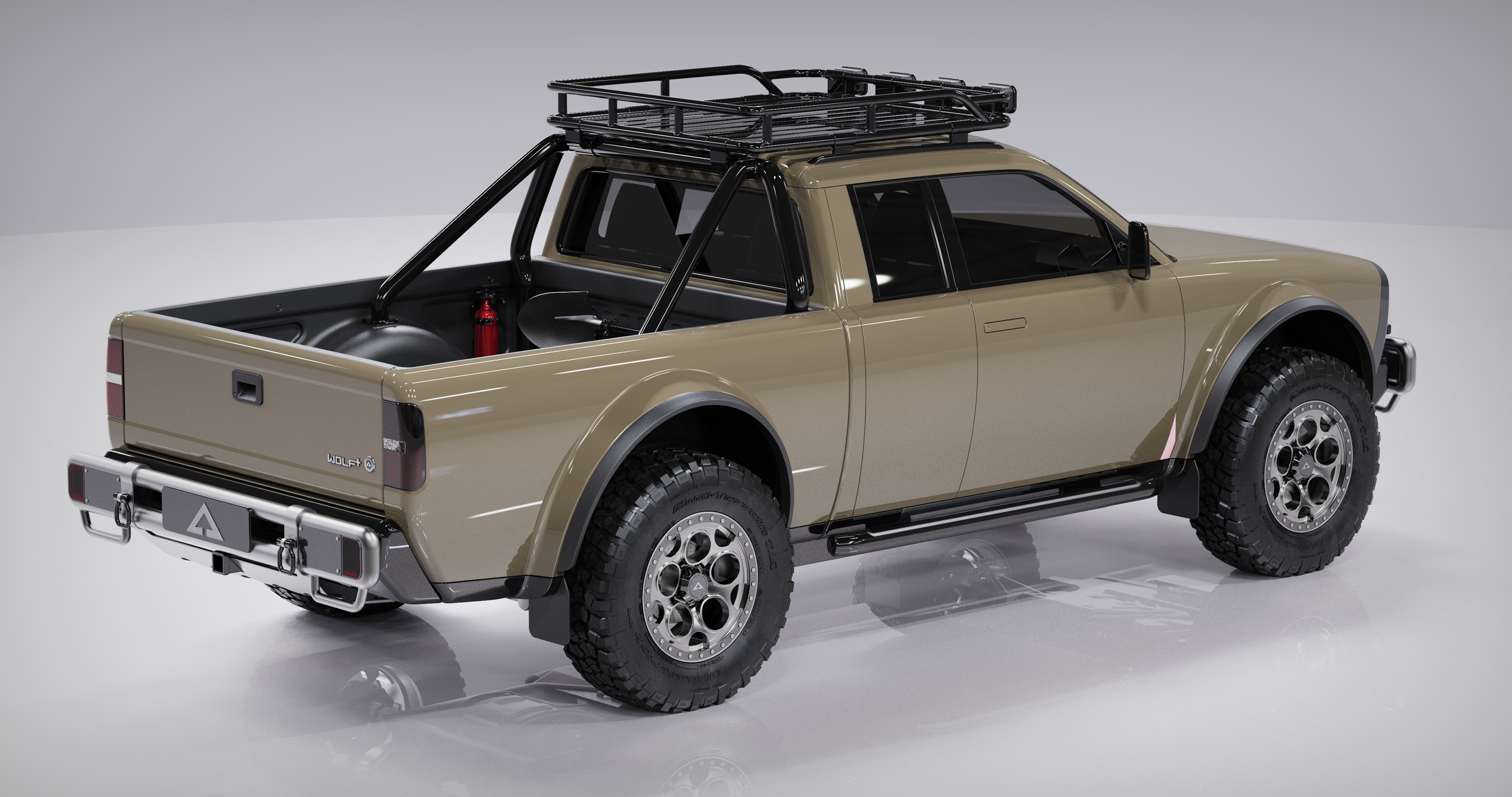 Alpha Wolf+ Gives The Electric Pickup Extra Space With Extended Cab