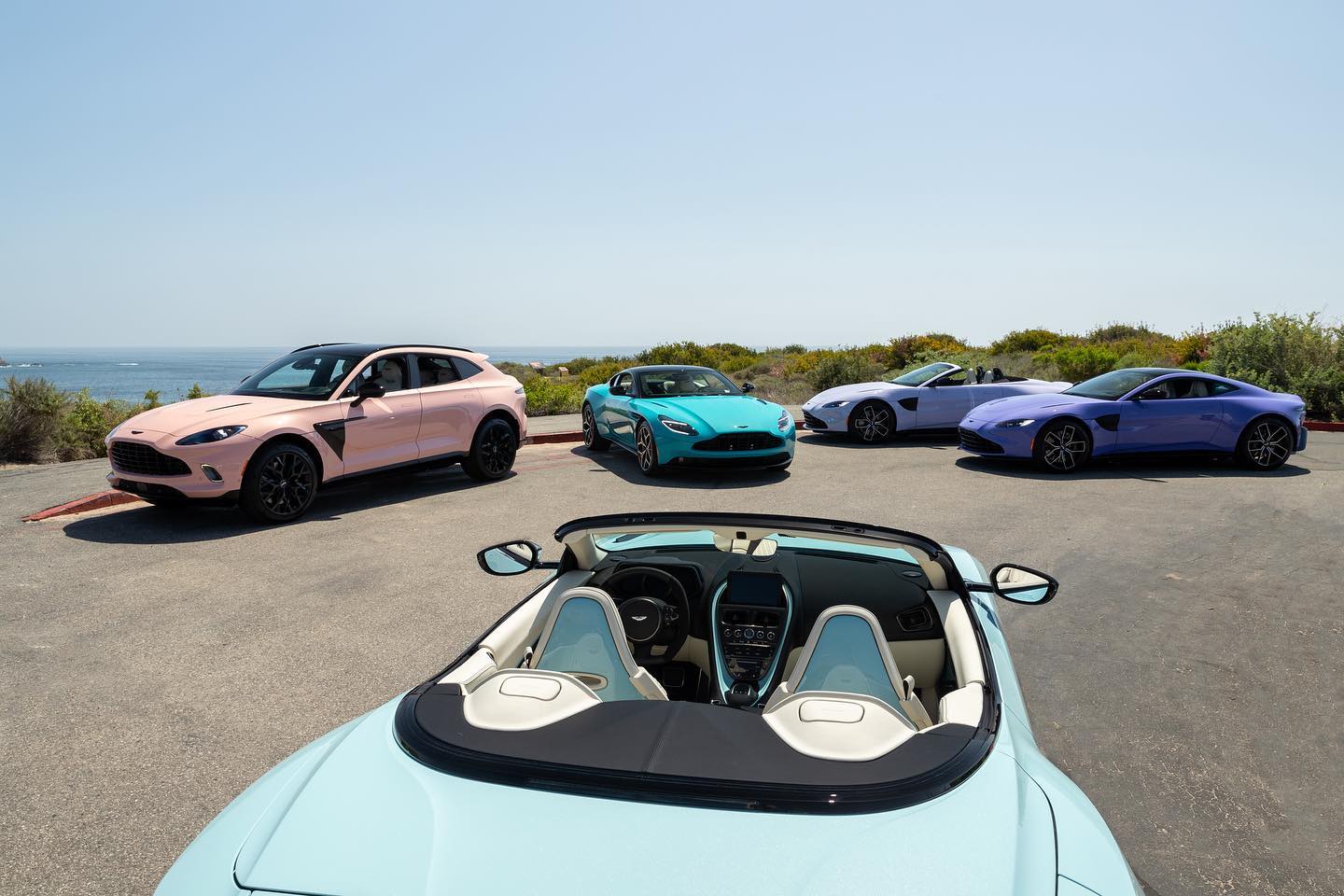 Aston Martin Pastel Collection Features Colorful Vantage, DB11 And DBX