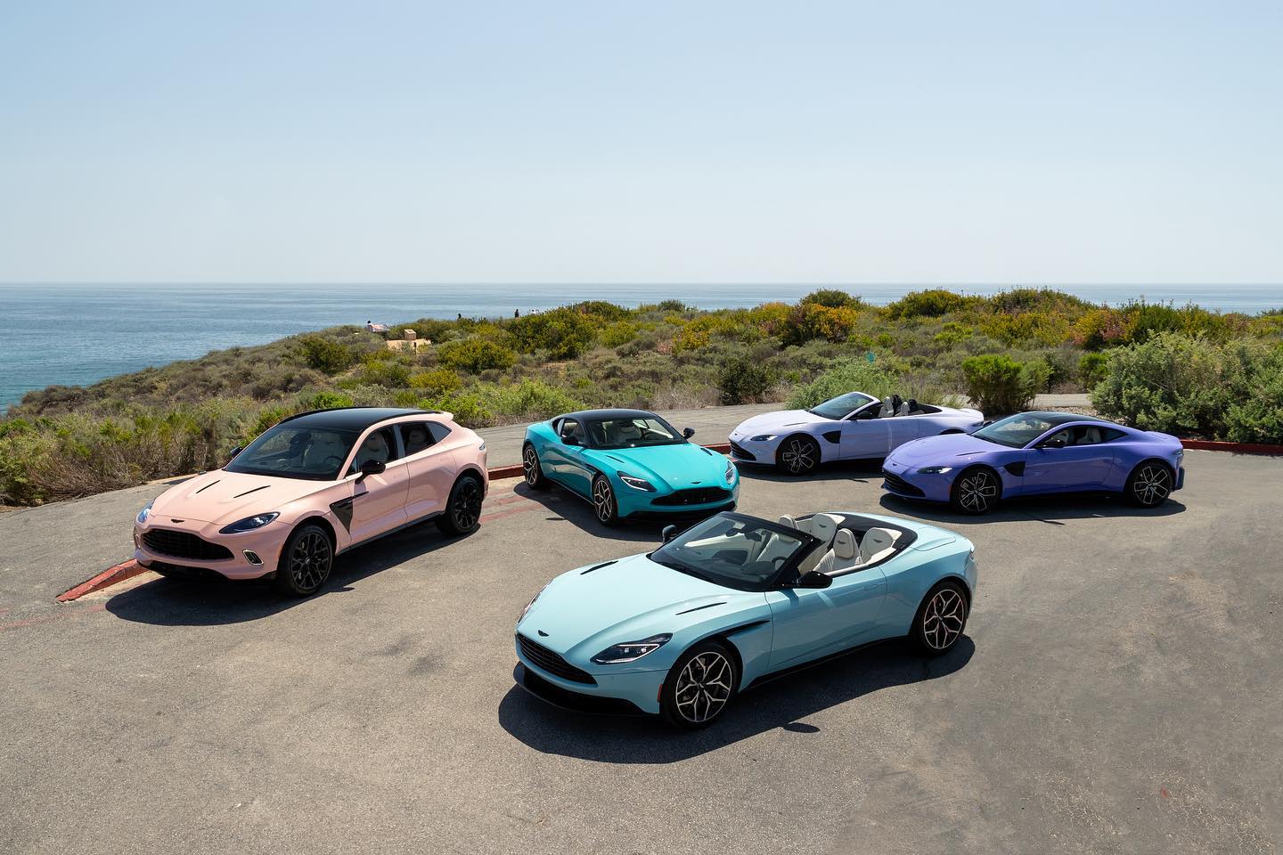 Aston Martin Pastel Collection Features Colorful Vantage, DB11 And DBX