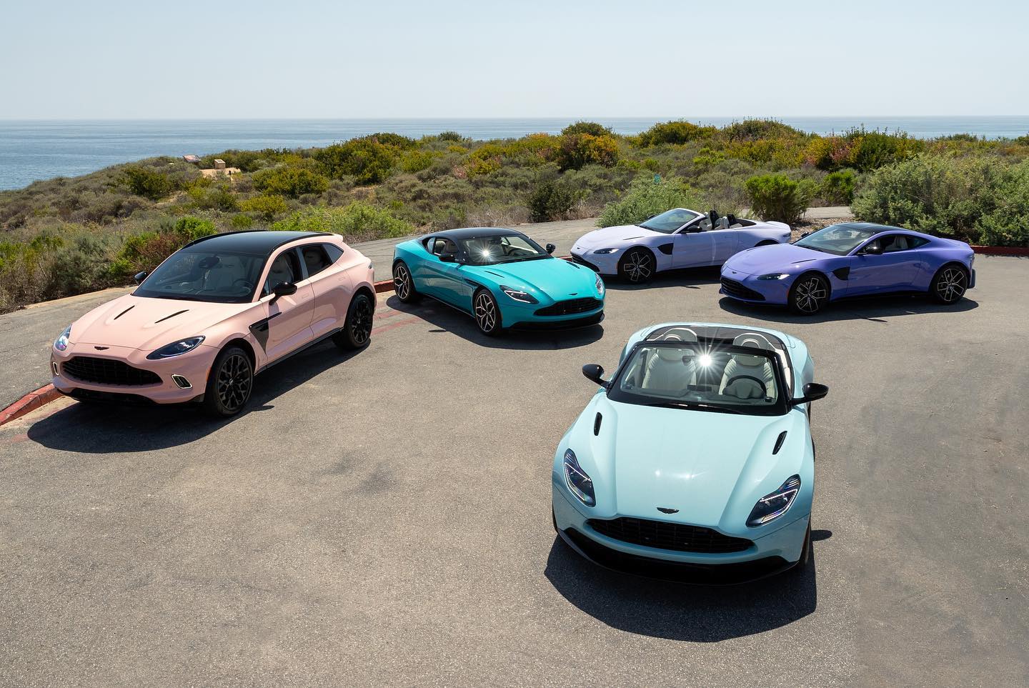 Aston Martin Pastel Collection Features Colorful Vantage, DB11 And DBX