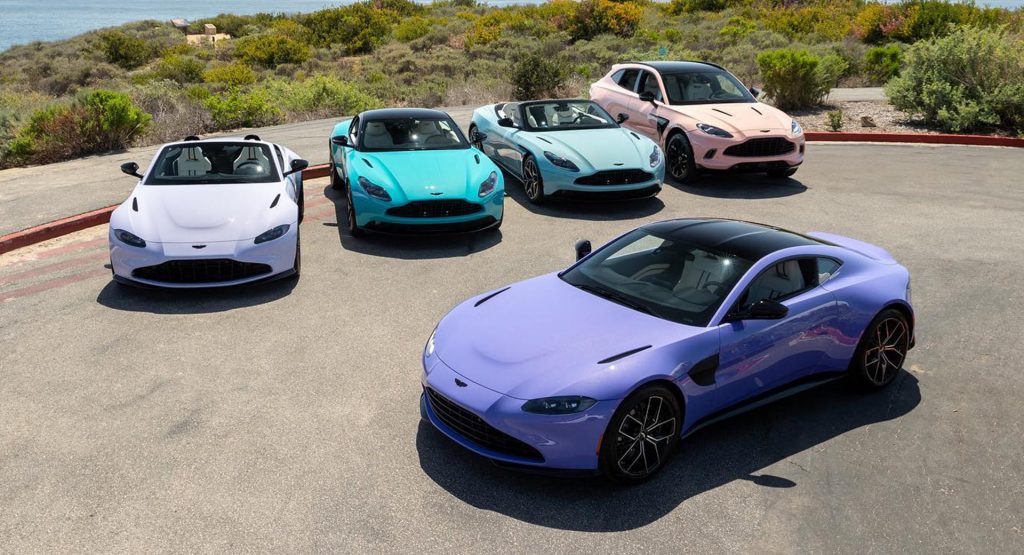 Aston Martin Pastel Collection Features Colorful Vantage, DB11 And DBX