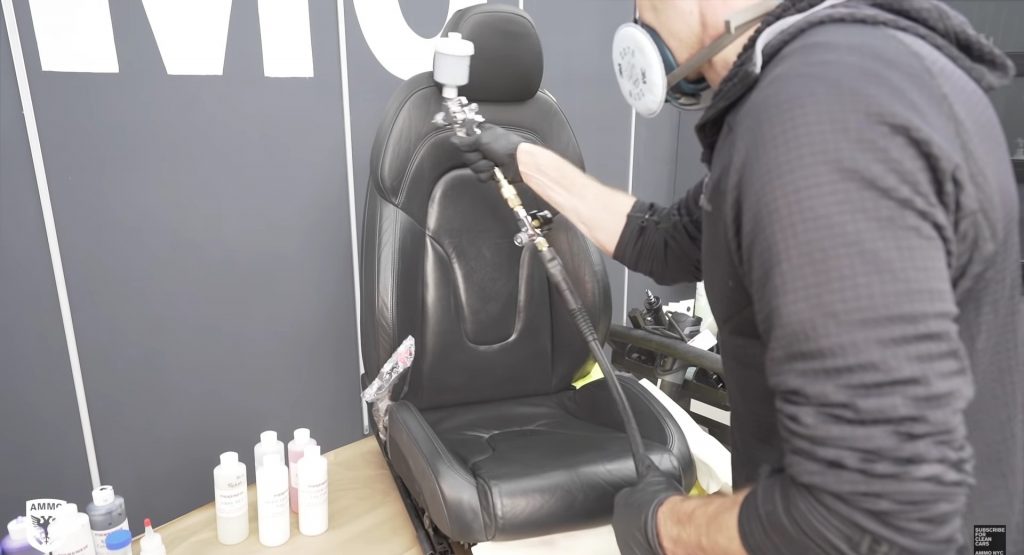 Watch An Audi R8’s Leather Seats Being Restored To Original Condition