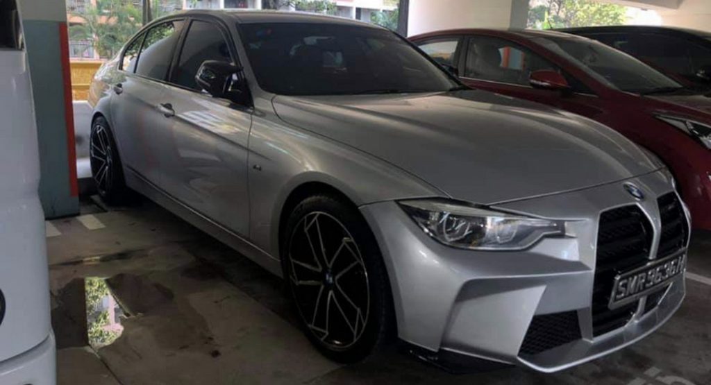  It’s Spreading: Double-Coffin Grille Now Spotted On An F30 3-Series