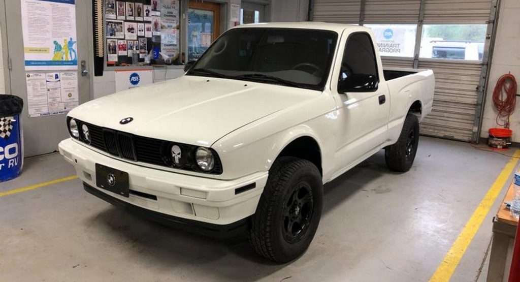  Toyota Tacoma With A BMW E30 Face Built By Students Works Surprisingly Well