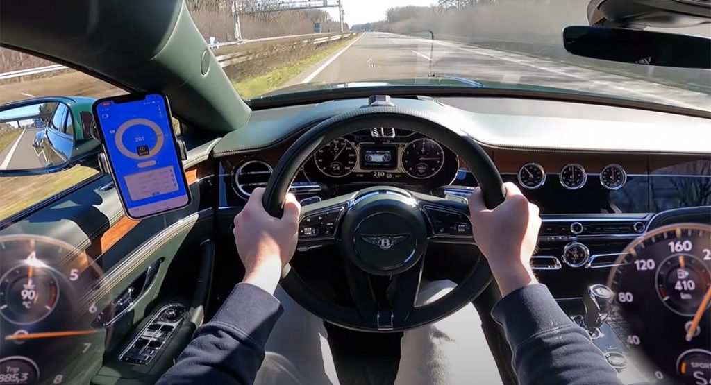 Go For A Top Speed Run In The New Bentley Flying Spur V8