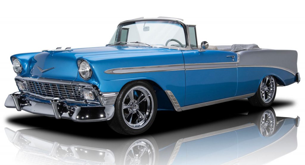 Enjoy Old And New With This LS2 V8-Powered Chevrolet Bel Air Convertible